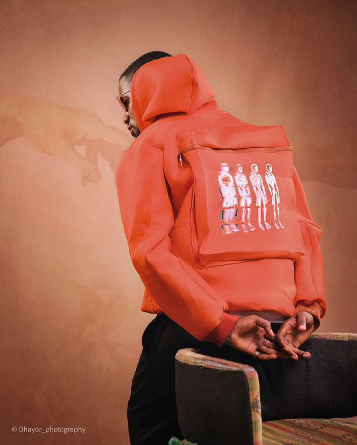 SEXY YOOTE VERMILLION BACKPACK BOXFIT HOODIE